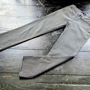 Sandro Skinny Ankle Black White 60s Retro Pants Minimalist Dressy Chic Size 2 XS